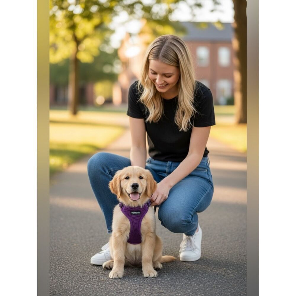 Voyager Comfort Fit Purple Dog Harness